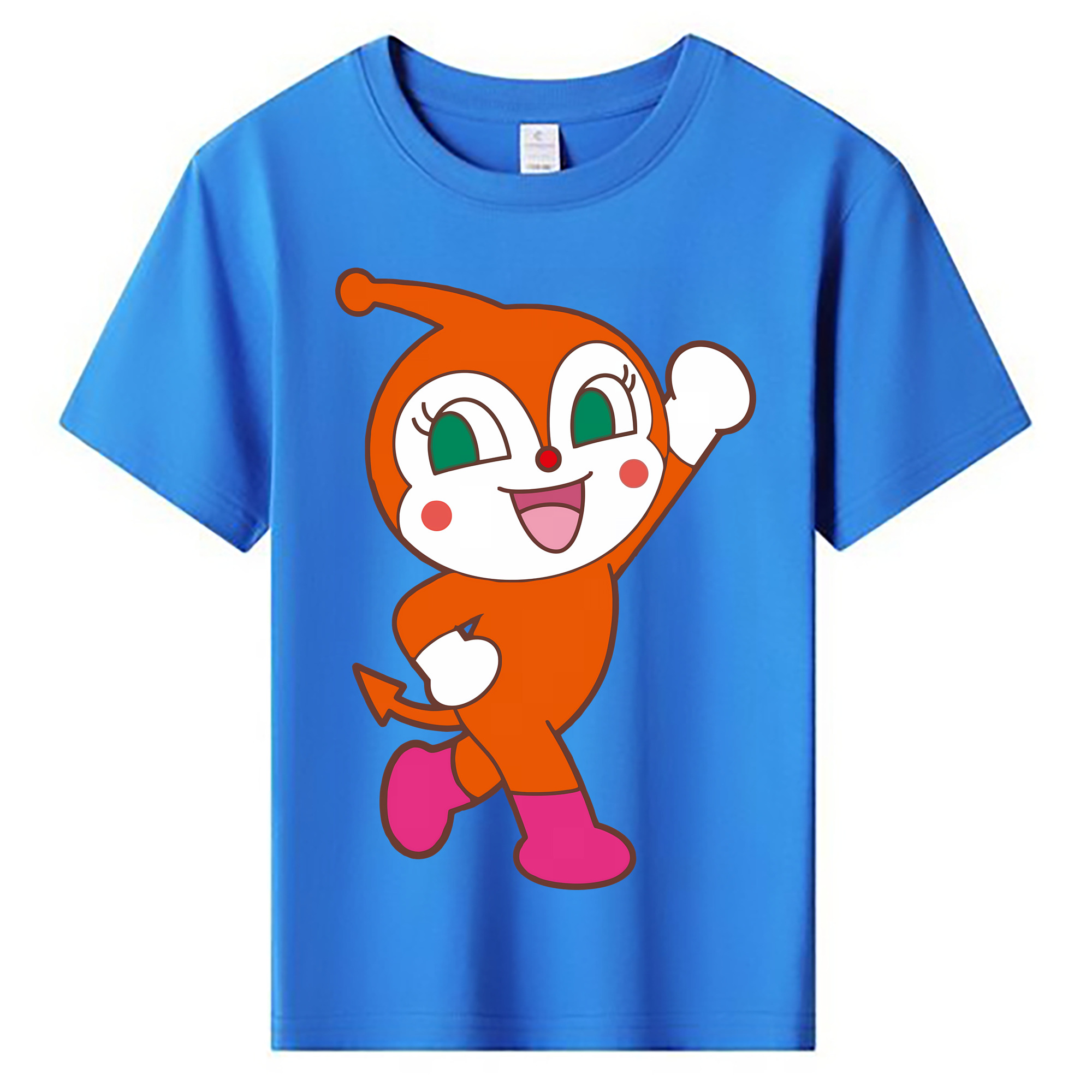 （画像用） アンパンマン Anpanman 綿100％キッズTシャツ（フロントプリント）